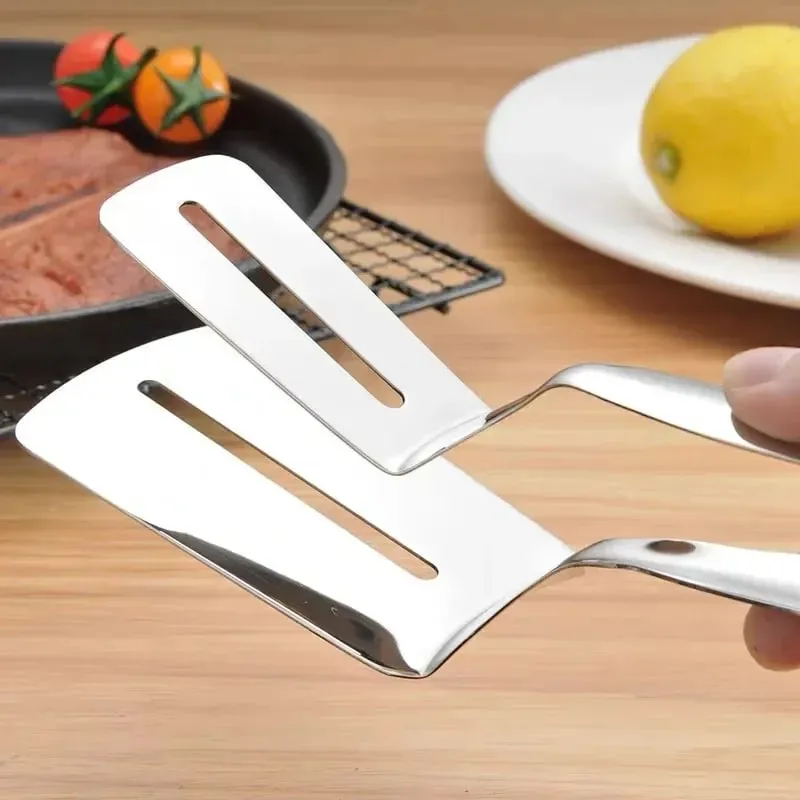 Pinças de cozinha premium de aço inoxidável multiuso pinça clipe de pão/grampos de bife/braçadeira de bife frito/pinças de churrasco