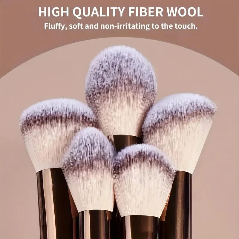 Conjunto de pincéis de maquiagem de 13 unidades Kit de ferramentas de maquiagem profissional de pincéis multifuncionais para os olhos