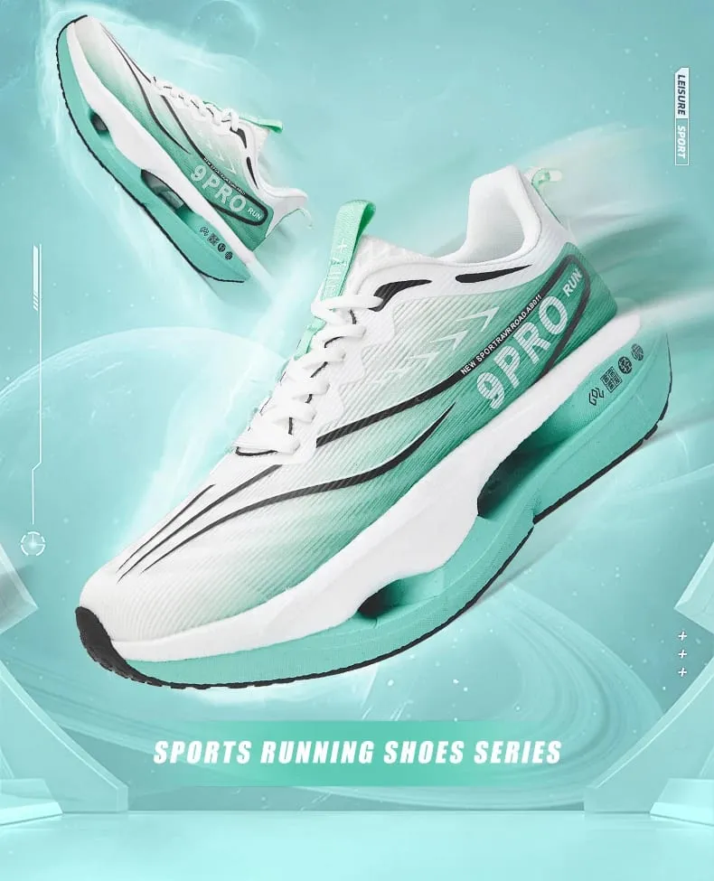 Confortável casual tênis de caminhada para homens maratona placa carbono tênis feminino basquete esporte masculino respirável