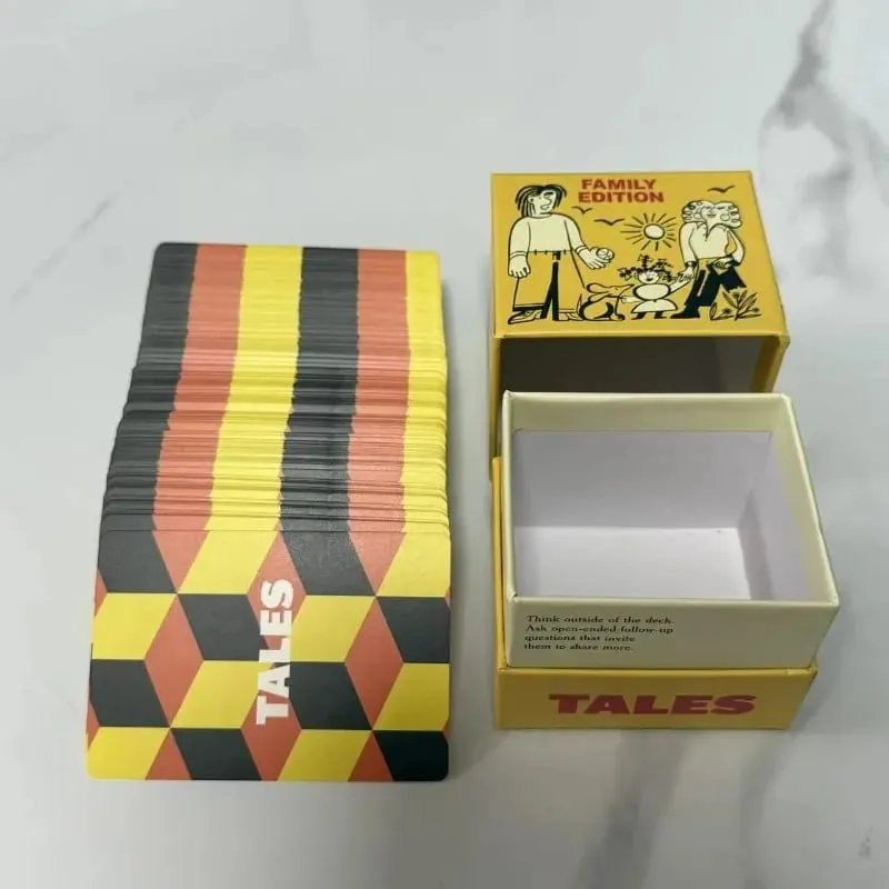New 150pcs Card Conversation Starter Game Family Edition Fun Icebreaker for Adults and Family Gatherings Couples Card Game Tales