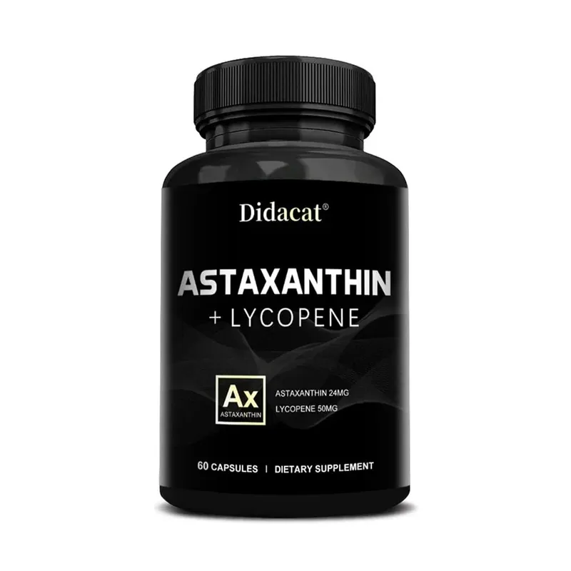 Astaxantina natural 24 mg, um poderoso antioxidante que apoia a saúde cardiovascular e melhora a imunidade