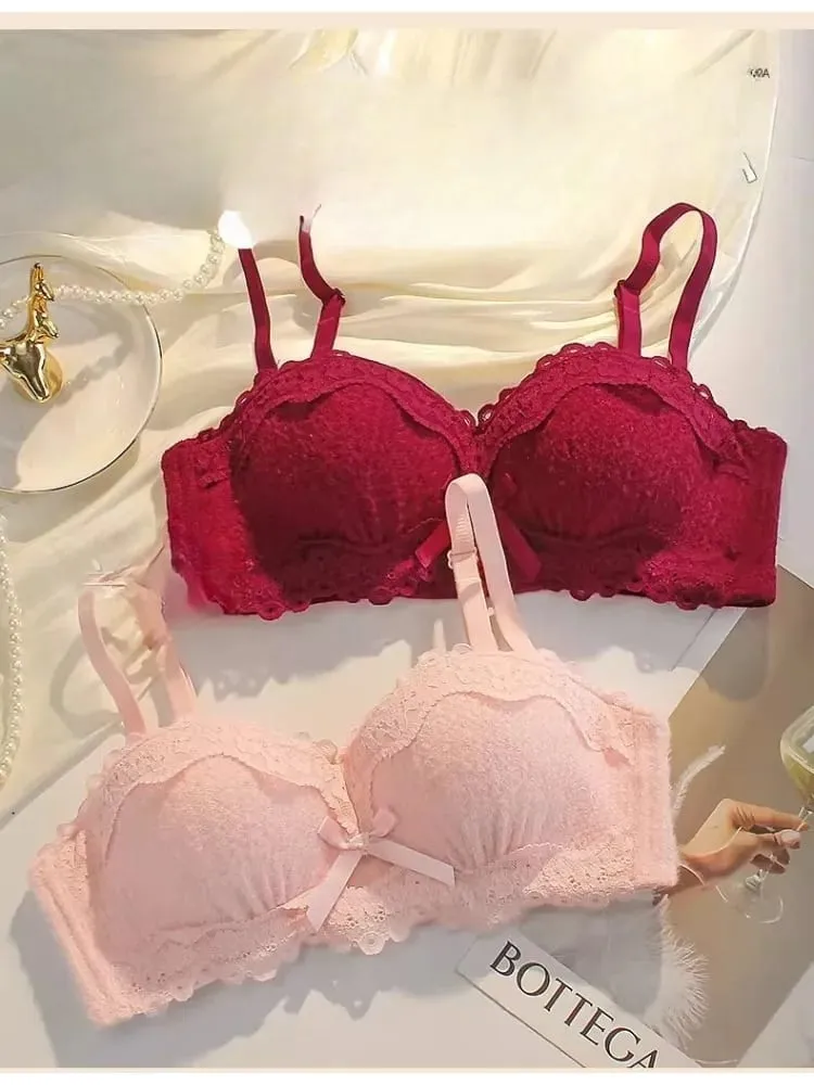 Mulheres sem alças sutiã sem fio anti-deslizamento meia xícara pequeno busto compressão potenciador anti-sag macio lingerie sexy conjunto