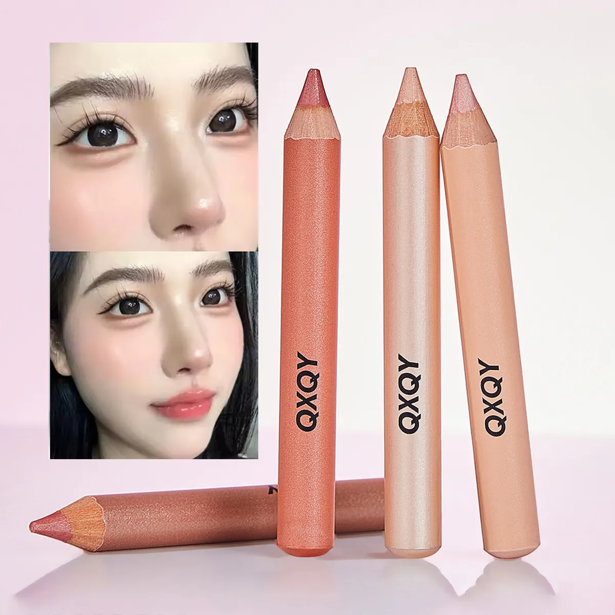 Caneta iluminadora sob os olhos 3D, à prova d'água, resistente a manchas, de longa duração, multiuso, iluminador