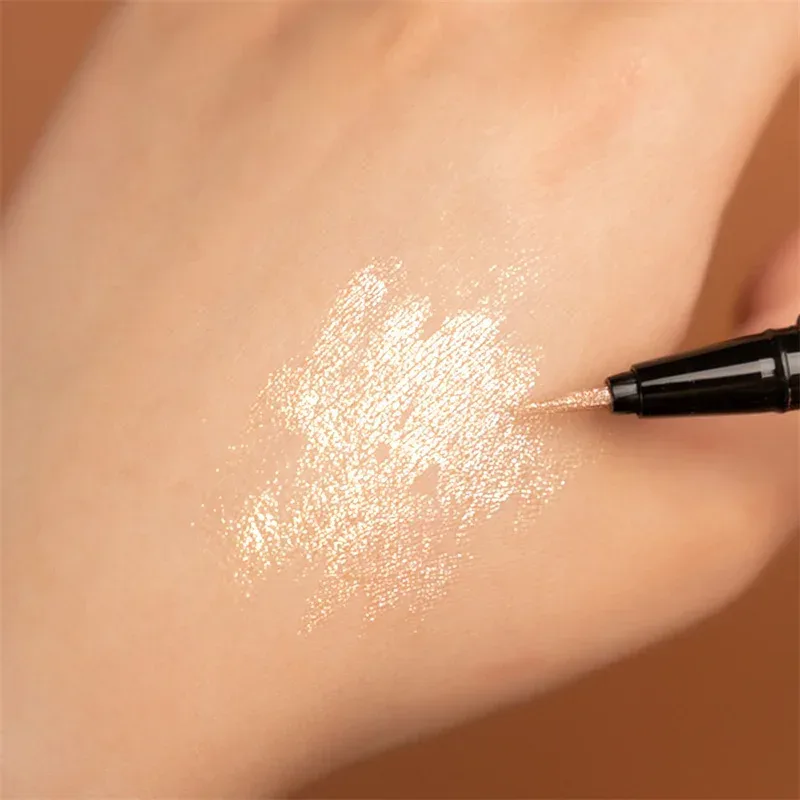 Pearlescent White Liquid Eyeliner Pen Waterproof Non-dizzy Eye Liner Shadow Pen Fast-drying Lasting Shiny Lying Silkworm Pencil
