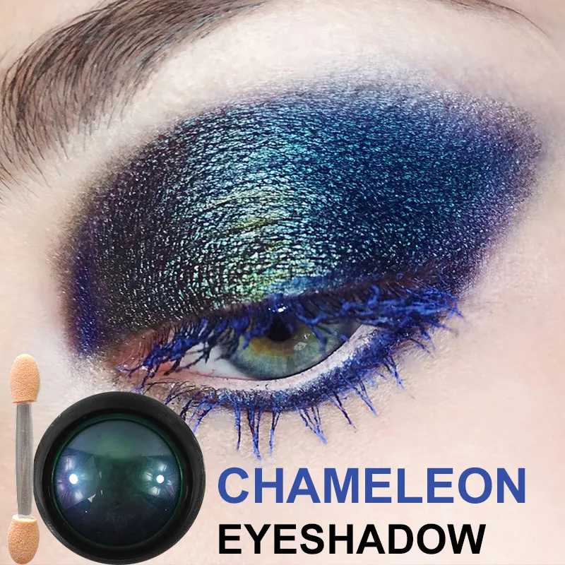 Pó de sombra camaleão multicromado, pigmento holográfico multicromo para maquiagem dos olhos, arte em unhas, cosplay