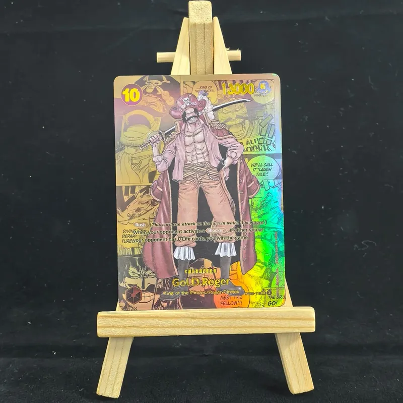 22 Pçs/set OP01-OP11 OPCG ONE PIECE Collection Card Roronoa Zoro Monkey D. Luffy Sabo Nami GOLD.ROGER DIY Versão em Inglês Presente