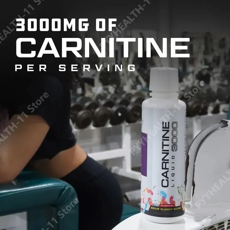 Concentrated Liquid L-Carnitine Formula for Workout Energy Metabolic Support and Fitness Routine Enhancement with Vitamin Blend