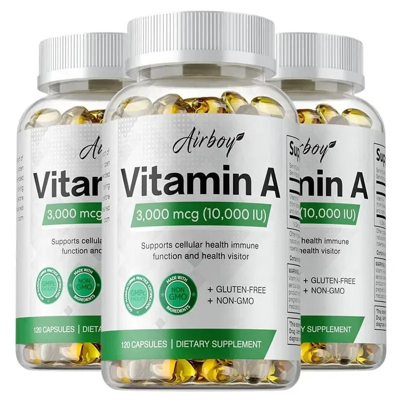 Vitamin A - Immune System & Reproductive Function Supports Healthy Skin & Eyes Antioxidant Activity