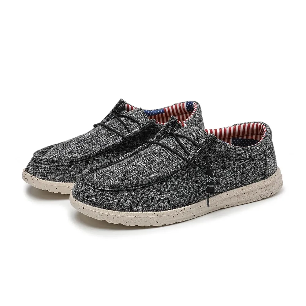 Sapatos mocassins clássicos masculinos plus size, cor sólida, respirável, confortáveis, casuais, duráveis, leves, para caminhada