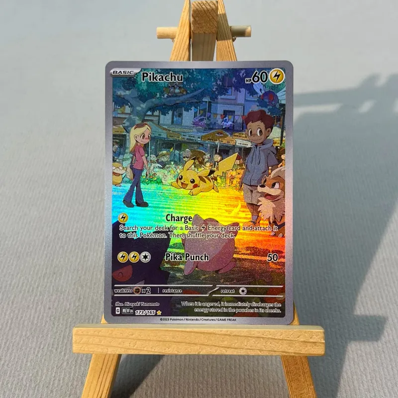 MEW PTCG13-003 Tcg proxy PKM Cards Charizard ex Bulbasaur Charmeleon Rare Collection Battle Toys Gifts for Hobbies home play