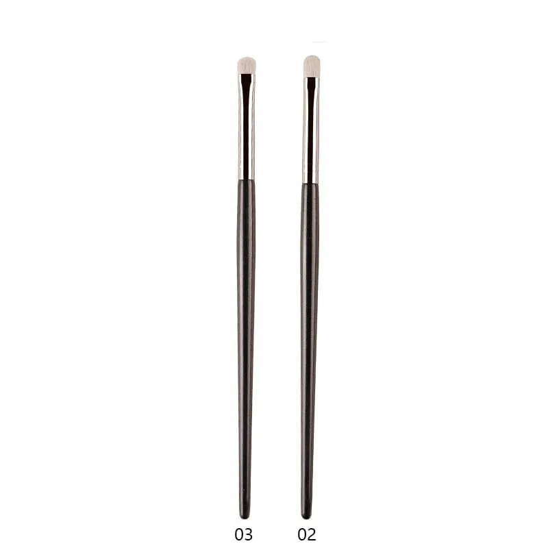 1pc White Pony Hair Eyeshadow Makeup brushes Small Smudge Precision Crease Detail Bevel Eye Shadow Make up brush Liner Lip