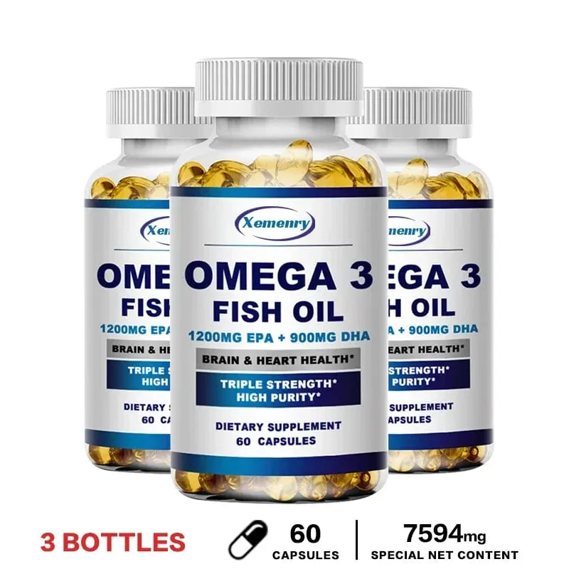 Omega 3 魚油 - 支持大腦神經系統，有益於心血管和皮膚健康 抗氧化劑