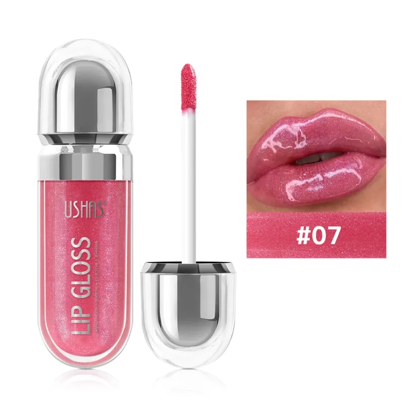 Shimmer Lip Gloss 12 Shades Glass High Shine Non-Sticky Moisturizing Long Lasting Plumping Lip Makeup — image 12