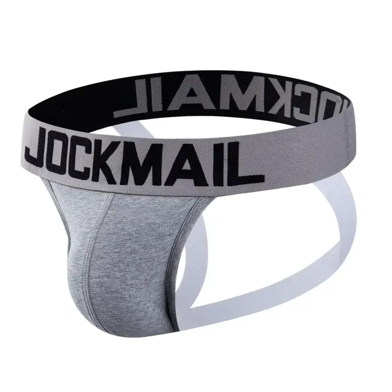 6PCS/Lot Fashion Breathable Cotton Mens Jockstrap Underpants G String Thongs Men Underwear Lingeries for Gay Calzoncillo Hombre