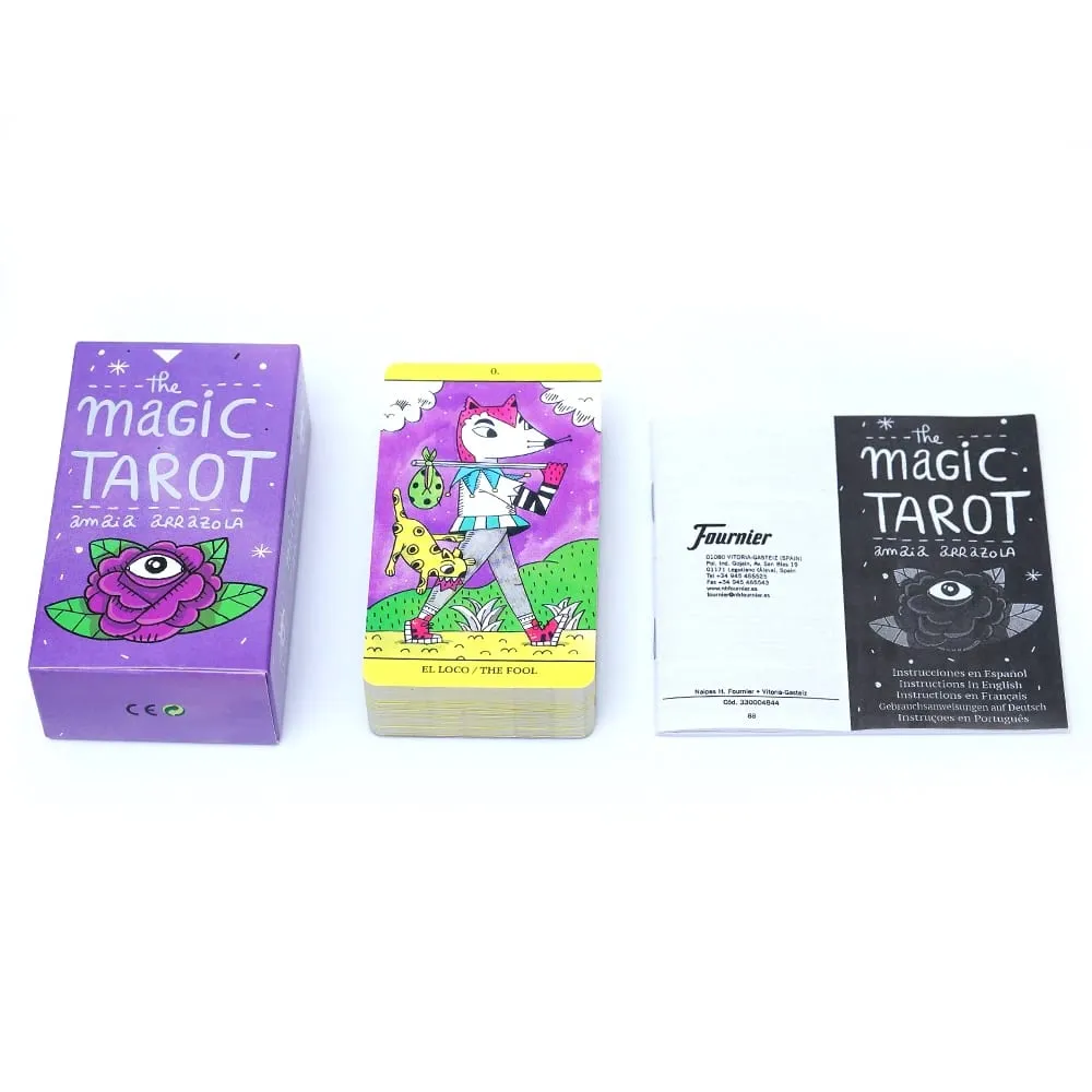España as cartas de tarô mágico na versão espanhola jogo de tabuleiro baralho de adivinhação para iniciantes oracle cartas tarô baralho festa de família