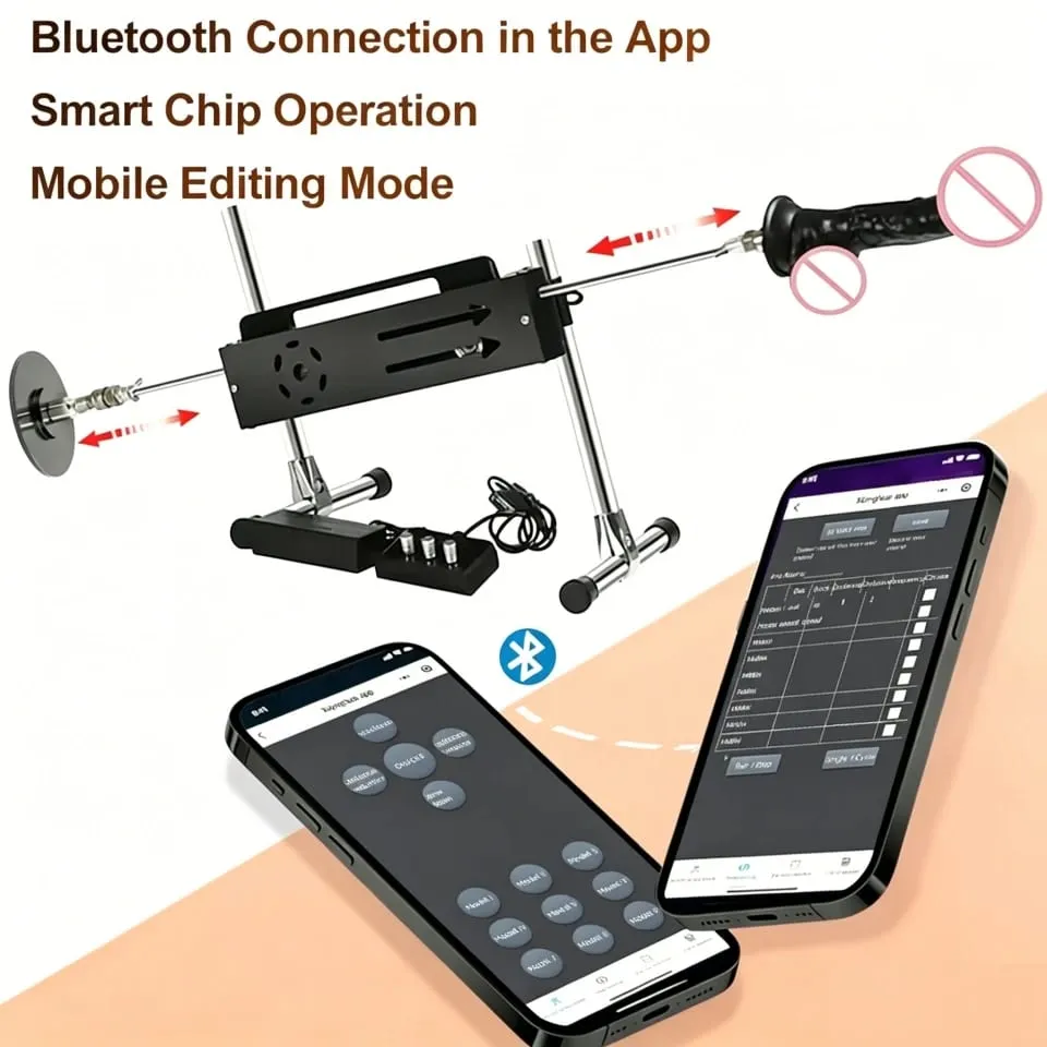 200W Powerful Sex Machine F21S APP/Wireless/Wired Control with Dildo Attachments for Women Men Automatic Masturbation Sex Toys