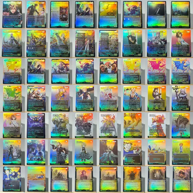 Conjunto de cartas proxy Tcg personalizado com 56 cartas - conjunto completo de cartas de estratégia de mesa de um anel de alta qualidade