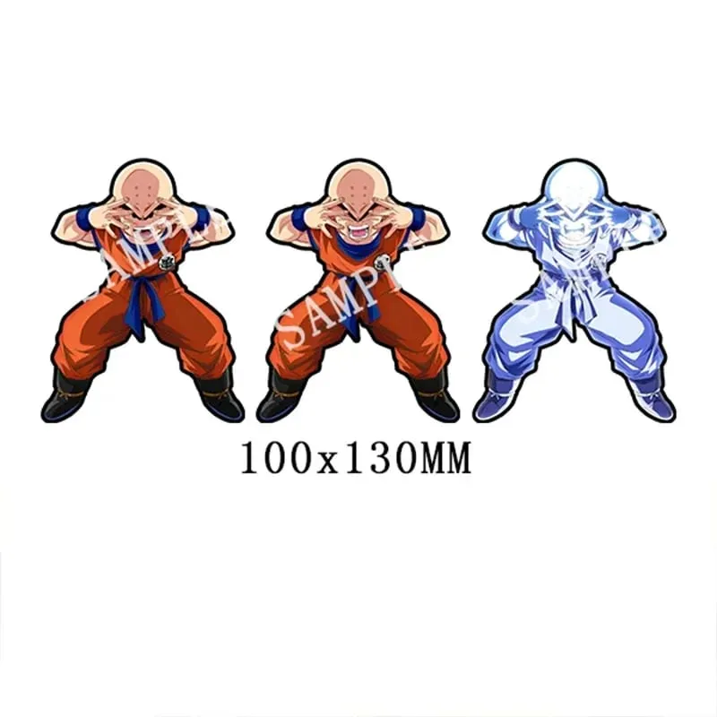 Anime 3D Lenticular Adesivo Goku Vegeta Decalques à prova d'água para carro, geladeira, skate, etc. — image 31