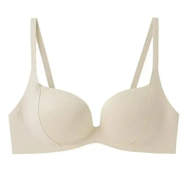 Sexy Rhinetone Push up Bra for Women with Adjustable Shoulder Straps Seamless Lifting Anti-sagging Lingerie
