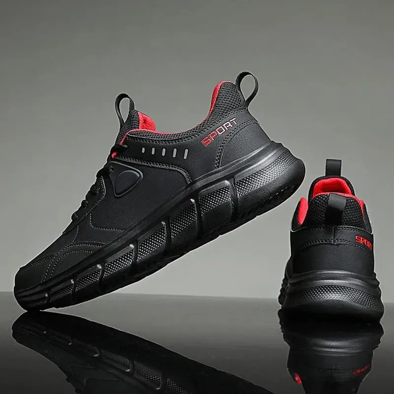 Men Waterproof Athletic Sneakers Breathable Comfortable Casual Sneaker Ear-resistant Non Slip Walking Men Shoes Tenis Masculino