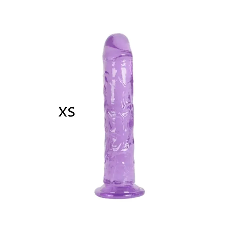 KWD Erotic Soft Jelly Dildo Anal Butt Plug Realistic Strong Suction Cup Adult Toys G-spot Orgasm Big Penis Sex Toys For Woman