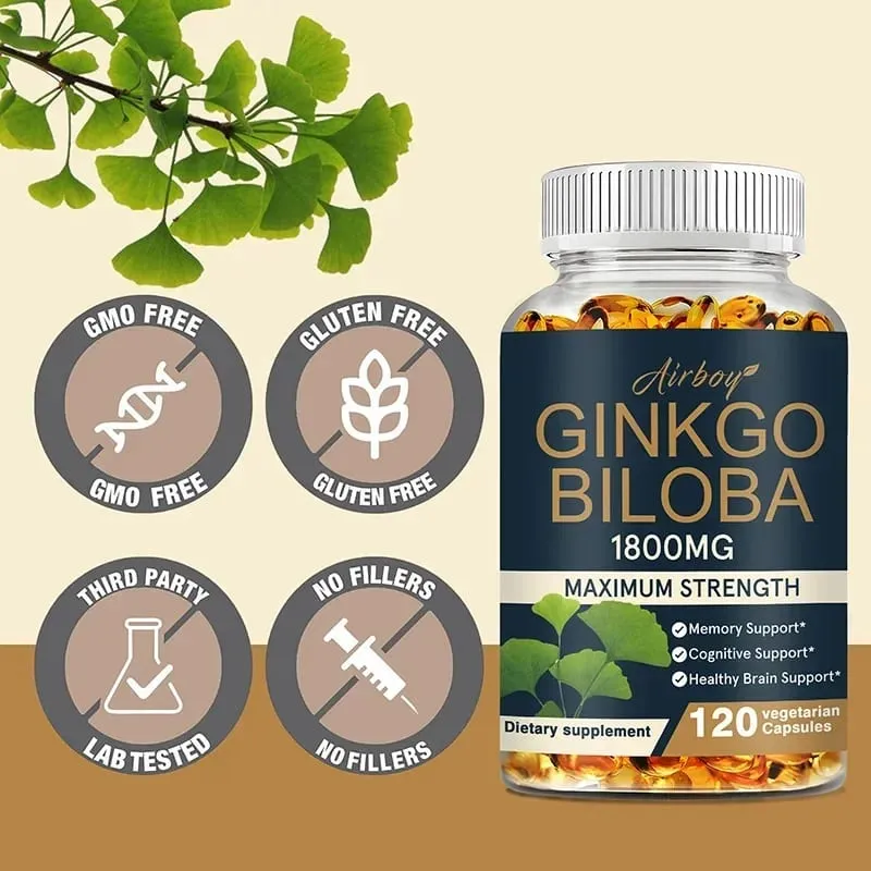 Ginkgo Biloba – Melhora a Concentração, Memória e Aprendizagem Promove a Saúde do Cérebro Melhora a Clareza
