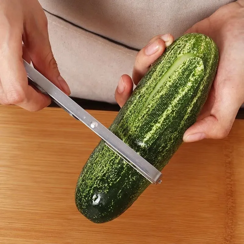 Descascador de aço inoxidável, plaina de melão, acessórios de cozinha multifuncionais, raspador de batata, descascador de frutas, novo uso doméstico