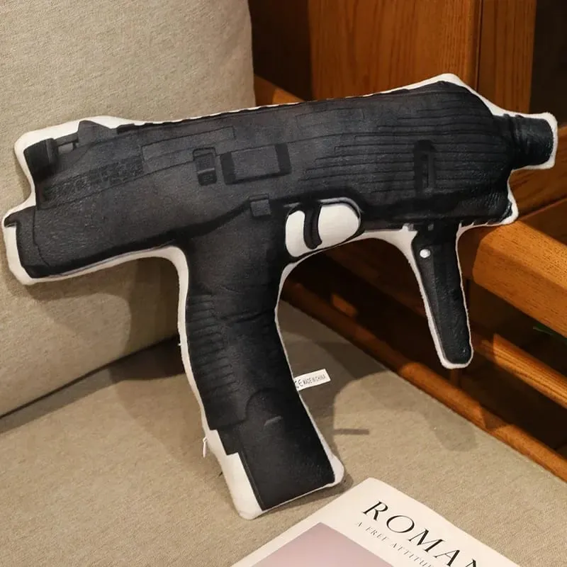 Super legal realista recheado impresso arma de fogo brinquedos de pelúcia macio engraçado lifeiliek rifle sniper rifle brinquedos adereços de jogo para meninos