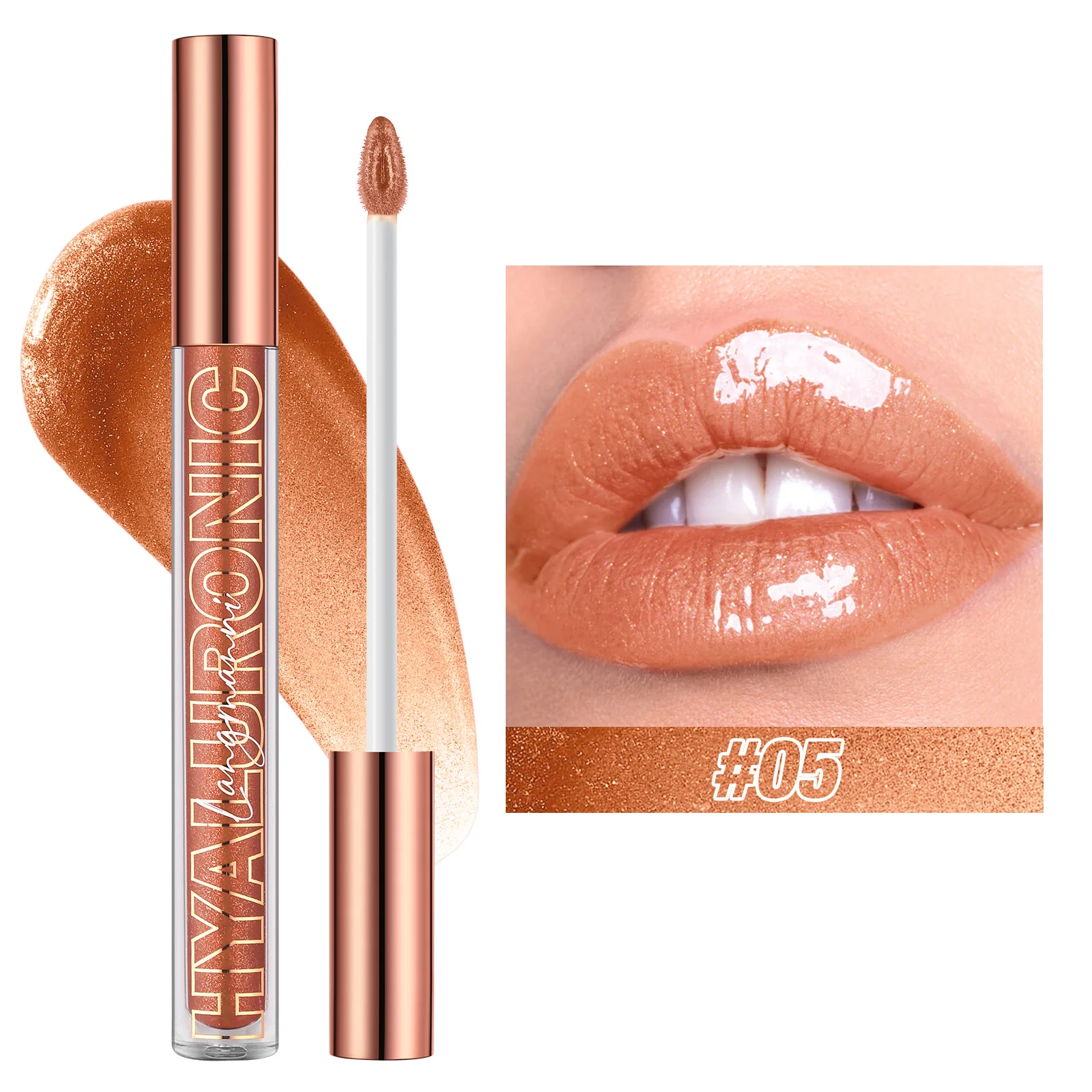 Brilho perolado plumping brilho labial diamante glitter nude rosa batom líquido vidro brilhante à prova dwaterproof água sexy lábio matiz maquiagem labial