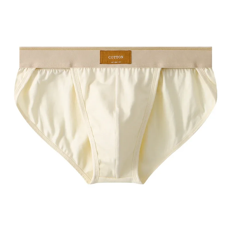 Men underwear cotton loose ropa interior hombre simple lingerie solid color calcinha Plus size sexy panties new boxers & briefs