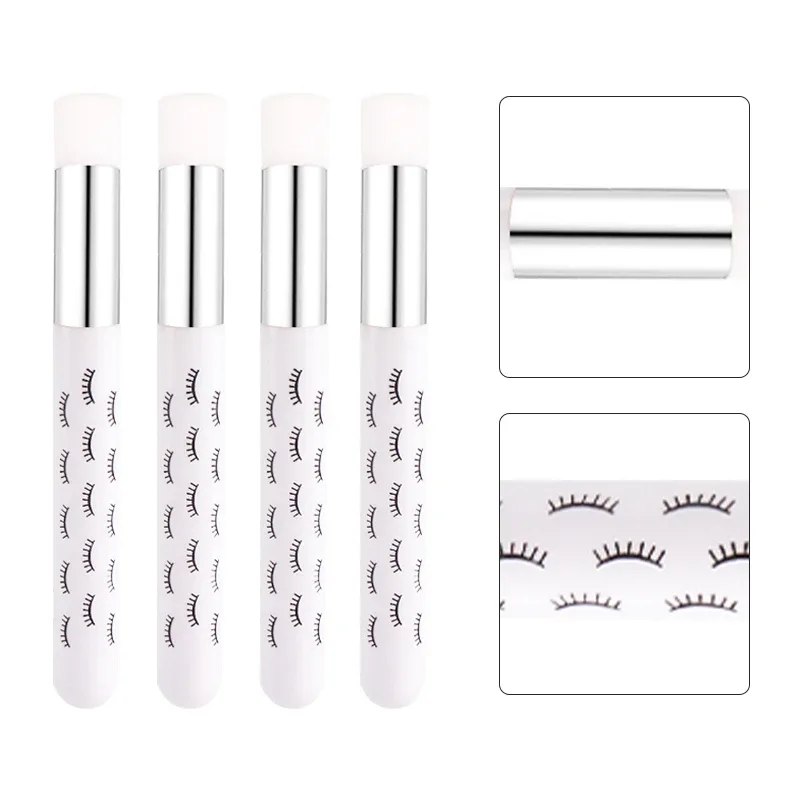 5pcs Eyelash Clean Brush Lash Shampoo Comb Hollow Eyelash Extensions Brush Peel Off Nose Pore Blackhead Remover Makeup Brushes