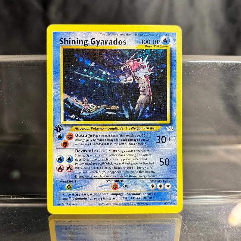 Coleção de negociação de jogos holográficos cartões proxy ptcg charizard pikachu mew ex singl pkm cartões de folha gengar vmax skyridge (sk)