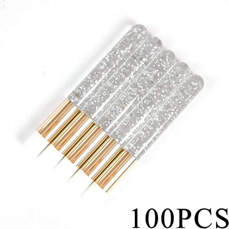 50/100 pçs escovas de limpeza de cílios para extensões de cílios glitter lash shampoo escovas nariz poros limpeza ferramentas de maquiagem