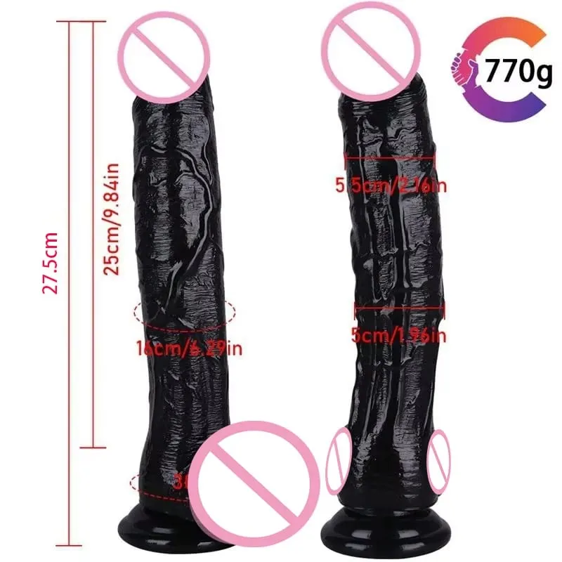 Vibrador realista do ponto g com ventosa, pênis longo, brinquedos sexuais adultos para mulheres, homens, gay, strapon, pau, estimulador de vagina