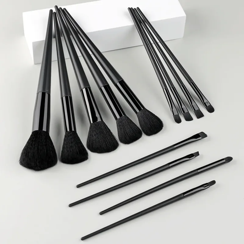 Conjunto de pincéis de maquiagem, 13 peças, profissional, base macia, pó, corretivo, sombra, delineador, blush, maquiagem cosmética, ferramenta de beleza — image 14