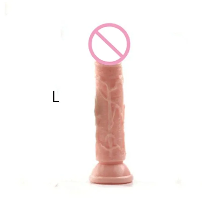 KWD Erotic Soft Jelly Dildo Anal Butt Plug Realistic Strong Suction Cup Adult Toys G-spot Orgasm Big Penis Sex Toys For Woman