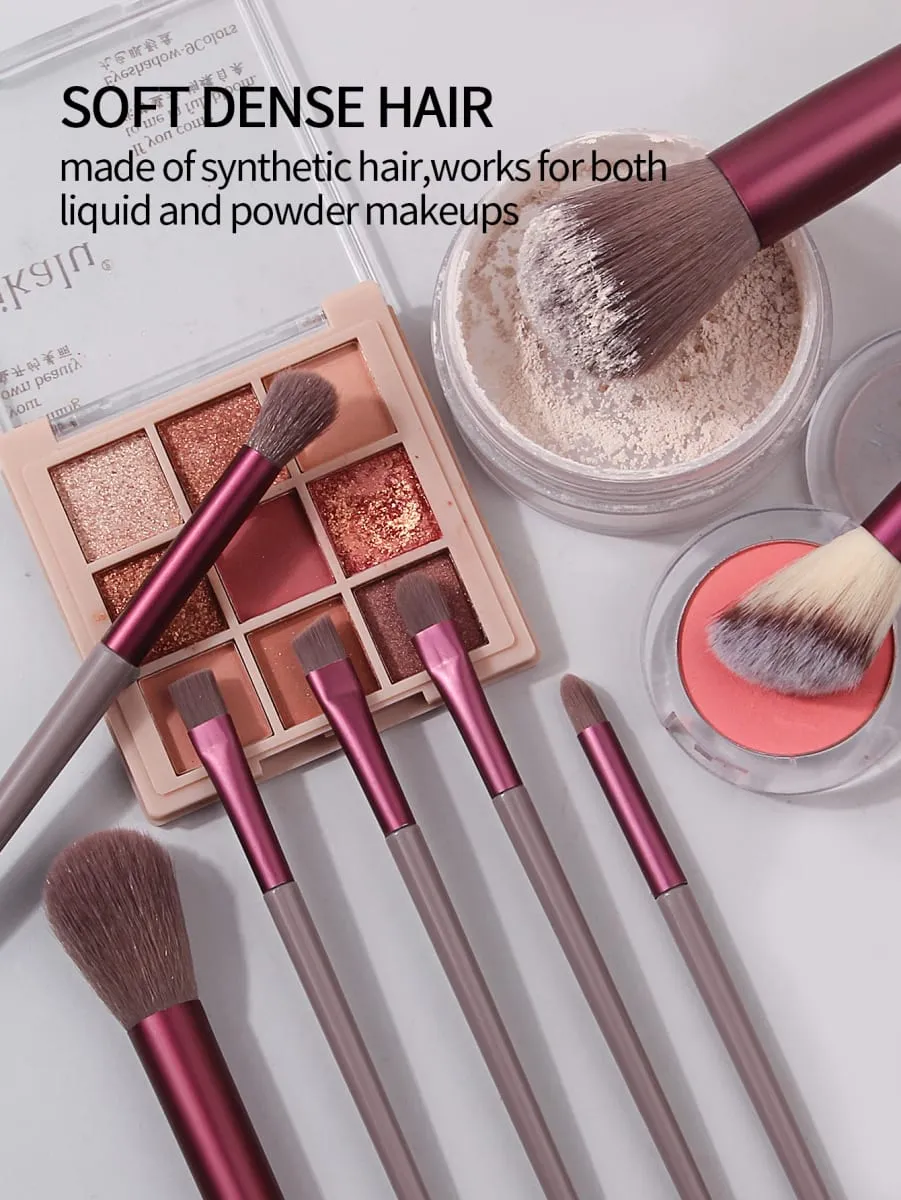 Conjunto de pincéis de maquiagem profissional, 13 peças, macio, fofo, base, sombra, corretivo, mistura, blush, pincel, kabuki, ferramenta de beleza feminina