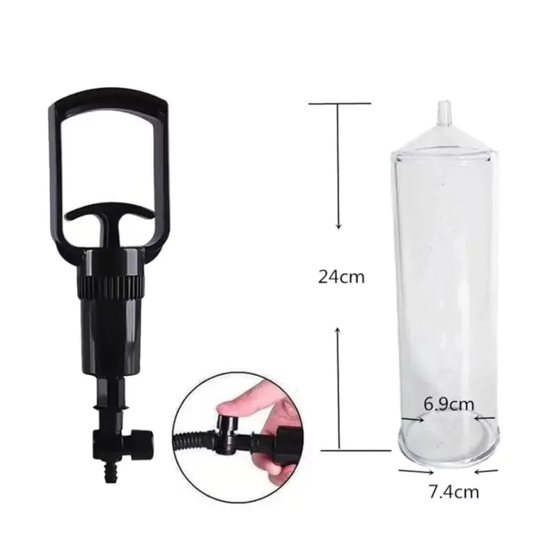 套筒汽缸燒瓶零件配件適用於陰莖幫浦替換件適用於迪克延長器擔架真空幫浦成人性玩具男士