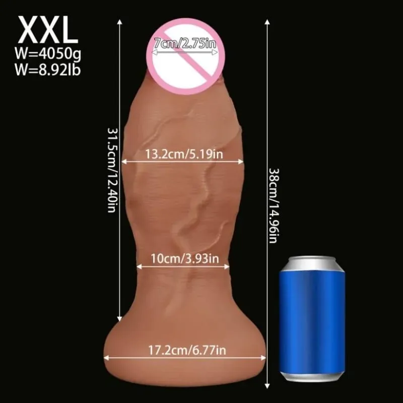 Super Grande Anal Vibradores Grosso Pênis Realista Silicone Big Dick Butt Plug Masturbador com Ventosa Brinquedos Sexuais para Mulheres Homens