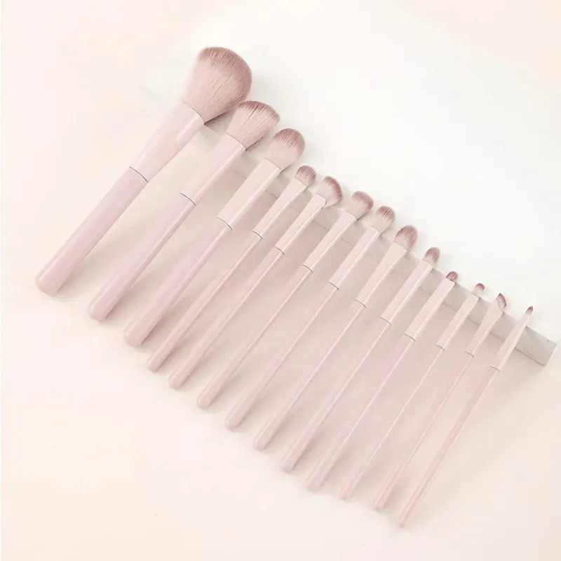 Conjunto de pincéis de maquiagem para iniciantes sombra de olho blush contorno mistura nariz sombra corretivo kit completo para novos usuários essencial — image 6