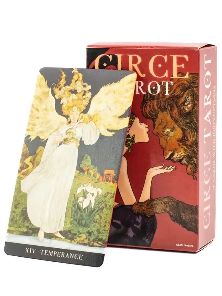 2026 novas cartas de tarô circe 10.3*6cm 78pcs adivinhação destino baralho cartão de jogo de tabuleiro para festa de família
