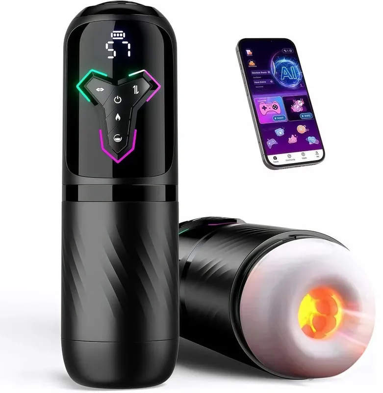 Masturbador masculino telescópico automático empurrando máquina de sucção vibração aquecimento boquete masturbação copo adulto homem brinquedo sexual