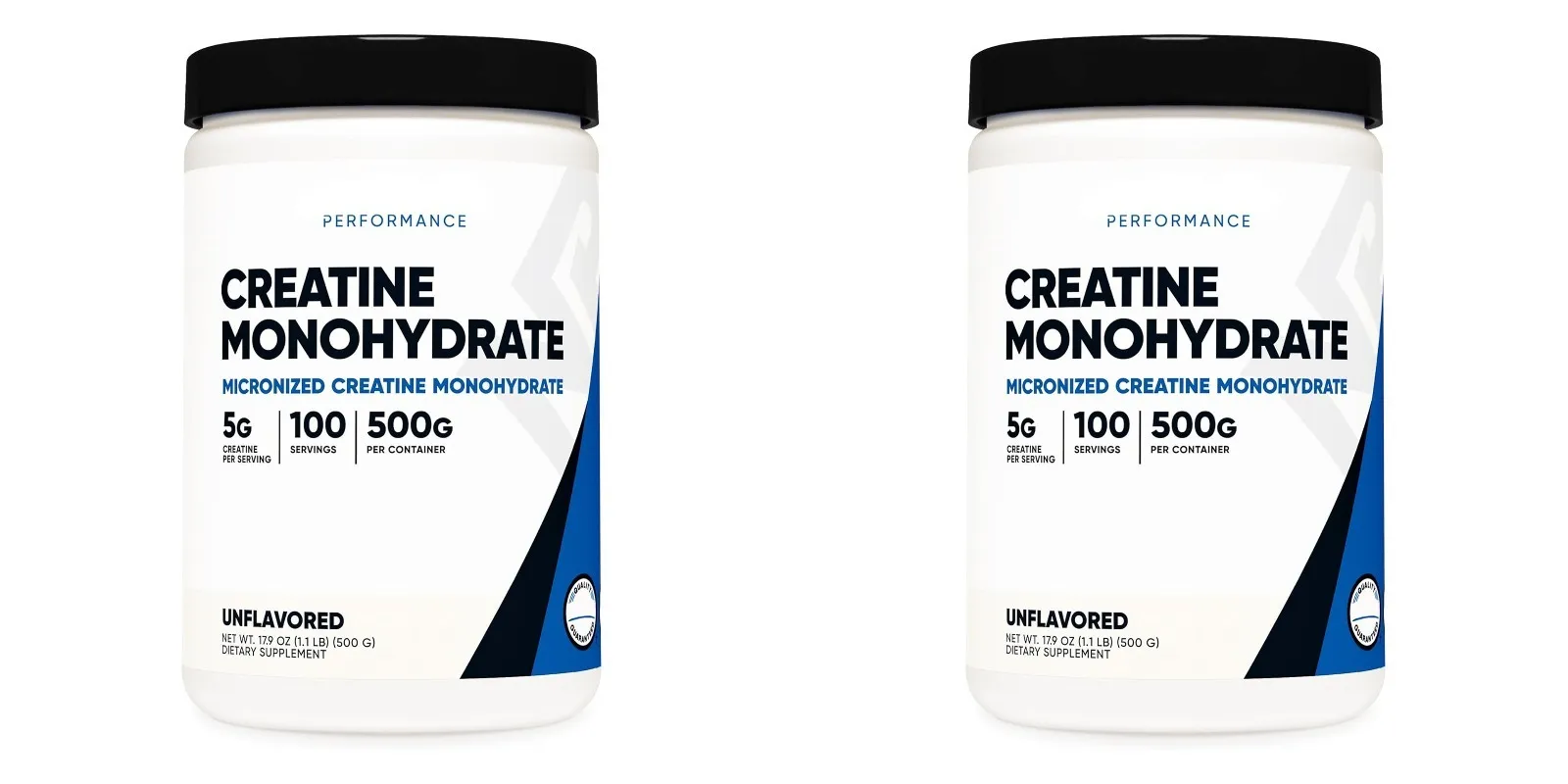 Monohidrato de Creatina Micronizada 500g Sem Sabor 100 Porções Aumenta a Força Muscular e Suplemento Dietético para Adultos