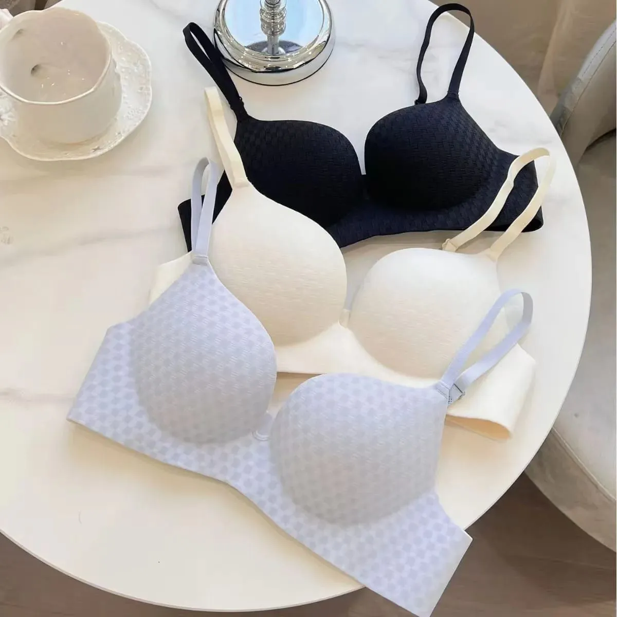 Lingerie push up respirável, confortável e sem costura para mulheres, sutiã pequeno para coleta de seios, sutiã grande anti-flacidez — image 3