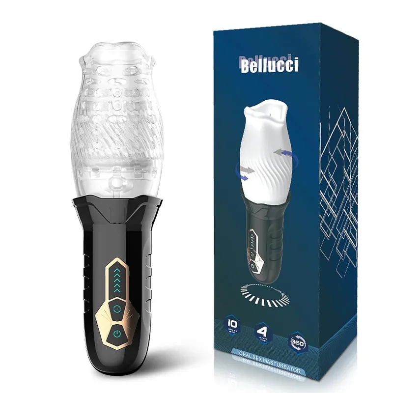 Copo masturbador rotativo automático glans trainer vagina pênis bomba manga atraso ejaculação vibrador para homens brinquedos adultos masculino