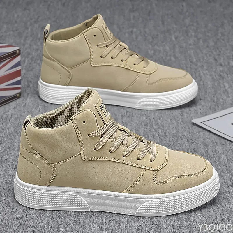 Primavera verão novos sapatos de plataforma masculinos minimalistas moda versátil tênis casuais confortáveis ​​sapatos esportivos