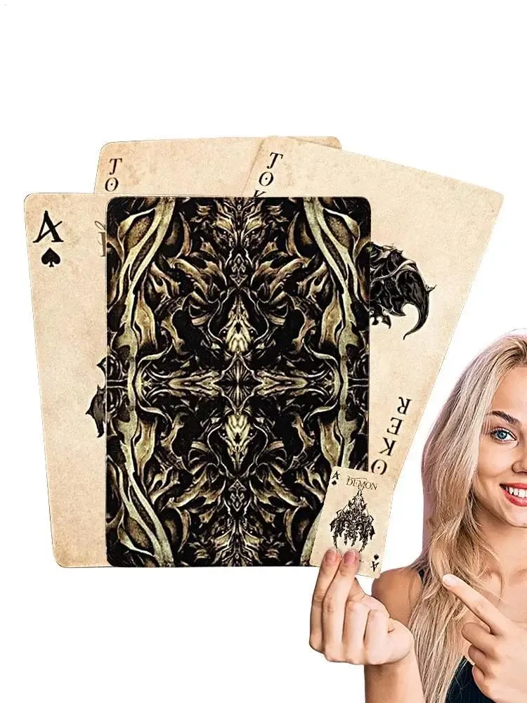 Poker Playing Cards Devil Eyes Playing Poker Table Game Party Game Poker Cards For Family Nights Traveling Camping Friend
