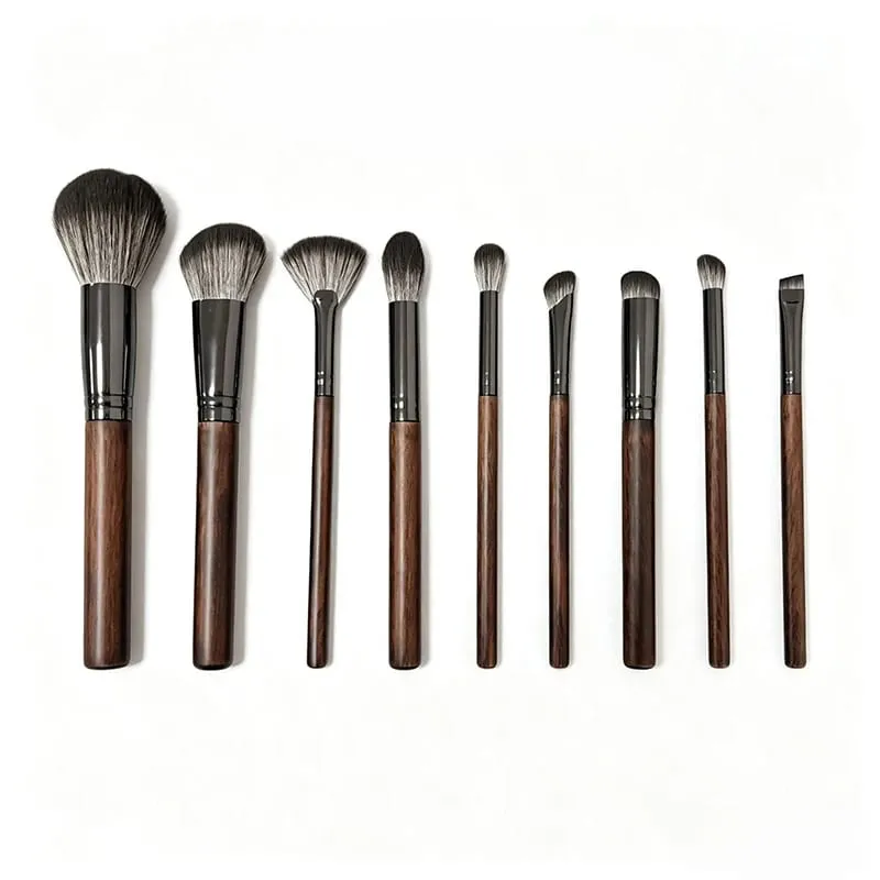 9PCS Eyeshadow Professional Makeup Brushes Crease Blending Shader kist dlya teney brovey brochas maquillaje Cosmetic Beauty Tool
