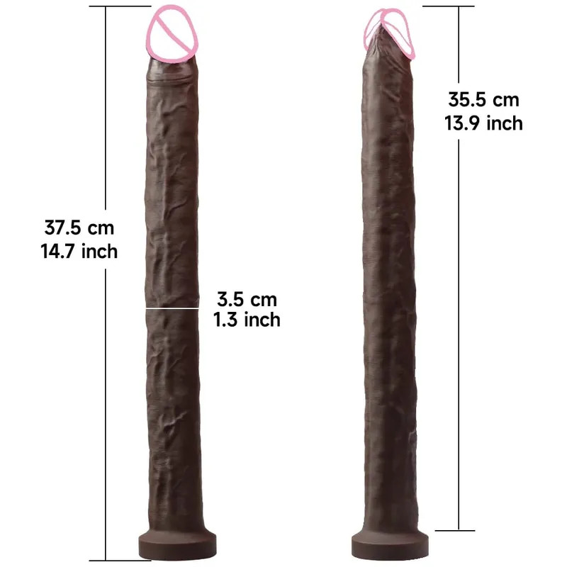 40cm longo vibrador realista forma de cobra única camada silicone pênis grande macio brinquedo sexo anal ventosa pau para mulher g-ponto orgas