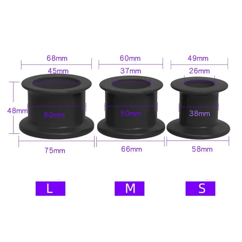 Butt plug com túnel silicone buttplug analplug butplug dilatação treinamento anal treinador dilatador rolha bunda ânus brinquedos sexuais
